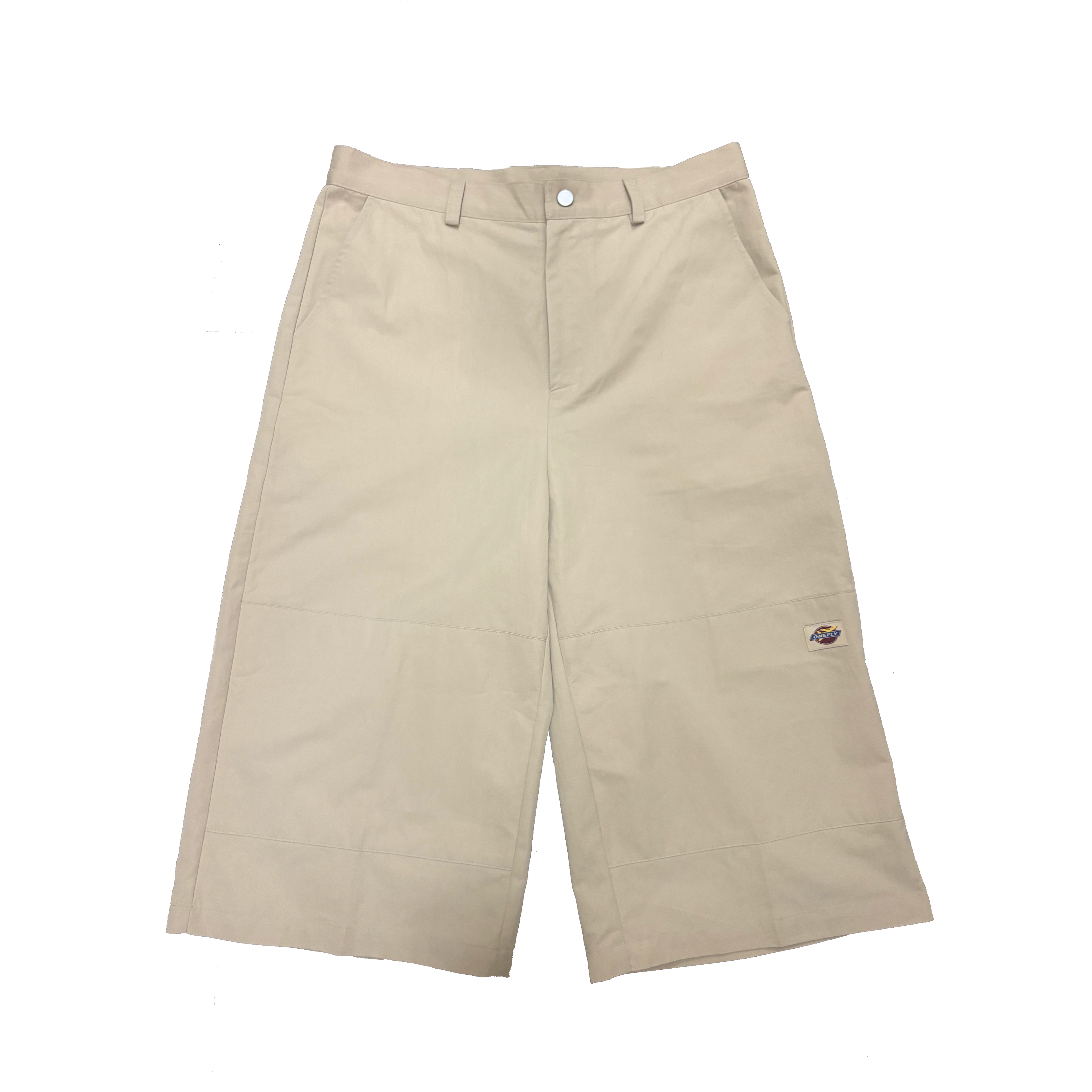 "KNEEPAD" KHAKI SHORTS